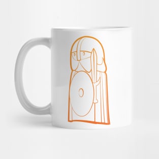 Viking Uig Chessman - Orange Mug